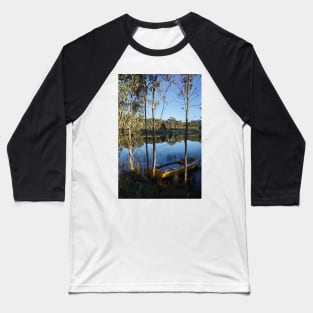 Reflections at the dam at Magpie Springs - Adelaide Hills Wine Region - Fleurieu Peninsula - South Australia Baseball T-Shirt